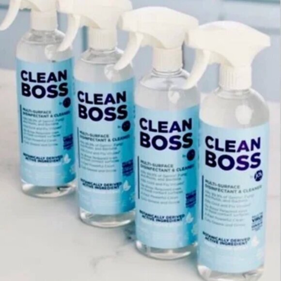 Clean Boss by Joy Multi-Surface Disinfectant & Cleaner 24 oz Sprayers 4 Bottles - Picture 1 of 1